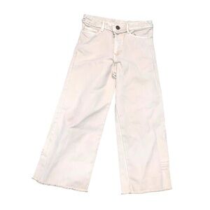 Poppet and Fox white flare jeans